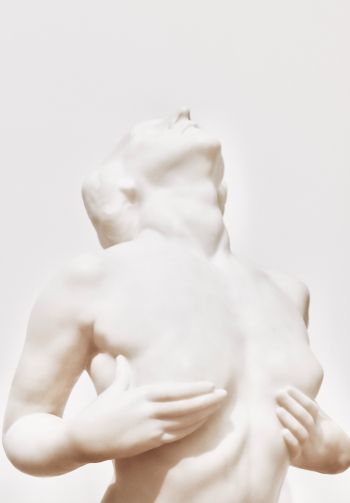 Обои 1640x2360 скульптура, эстетика, белый