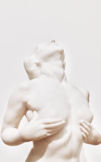 Обои 1200x1920 скульптура, эстетика, белый