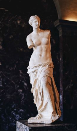 Обои 600x1024 Венера Милосская, статуя, скульптура