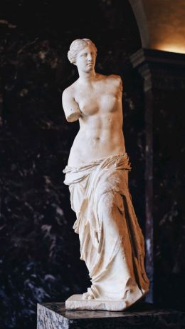 Обои 640x1136 Венера Милосская, статуя, скульптура
