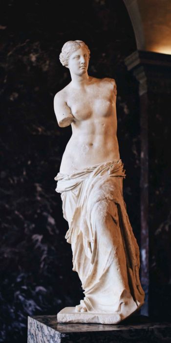 Обои 720x1440 Венера Милосская, статуя, скульптура