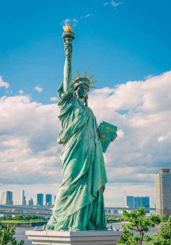 Обои 1640x2360 Статуя Свободы, статуя, Нью-Йорк