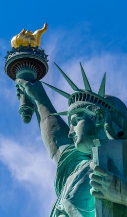 Statue of Liberty, statue, New York Wallpaper 600x1024