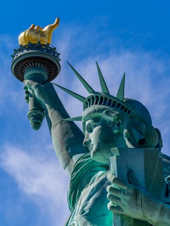 Обои 1668x2224 Статуя Свободы, статуя, Нью-Йорк