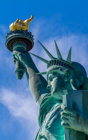 Statue of Liberty, statue, New York Wallpaper 1200x1920