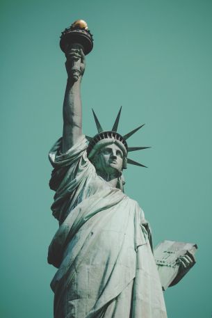 Statue of Liberty, statue, New York Wallpaper 3265x4898