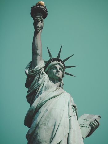 Statue of Liberty, statue, New York Wallpaper 1620x2160