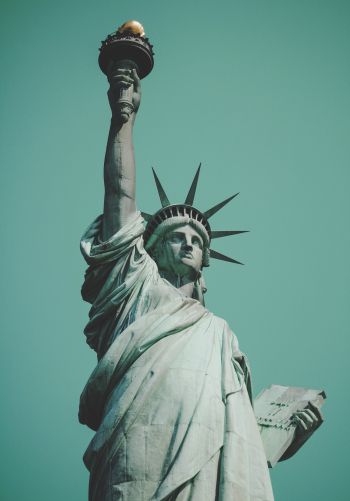 Обои 1668x2388 Статуя Свободы, статуя, Нью-Йорк