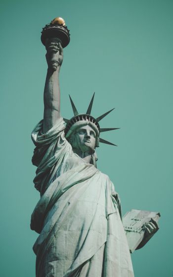 Обои 1752x2800 Статуя Свободы, статуя, Нью-Йорк