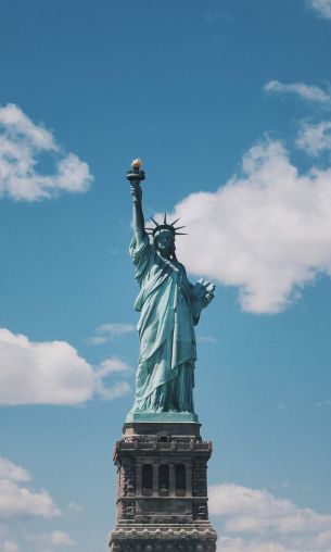 Statue of Liberty, statue, New York Wallpaper 1200x2000