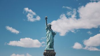 Обои 1280x720 Статуя Свободы, статуя, Нью-Йорк