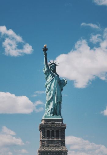 Statue of Liberty, statue, New York Wallpaper 1640x2360