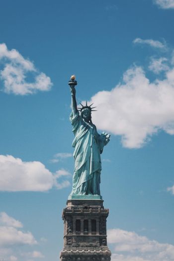 Обои 640x960 Статуя Свободы, статуя, Нью-Йорк