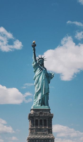 Statue of Liberty, statue, New York Wallpaper 600x1024