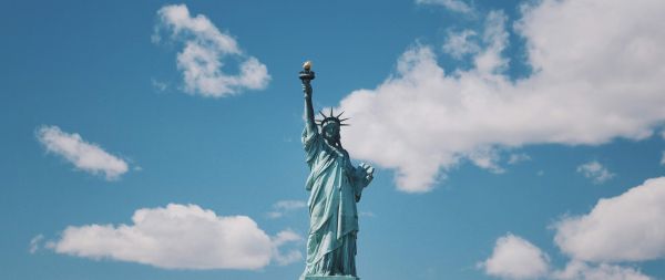 Statue of Liberty, statue, New York Wallpaper 2560x1080