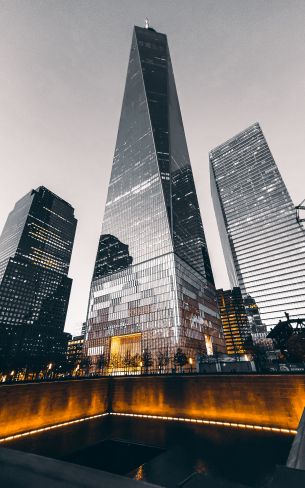 World Trade Center, New York, USA Wallpaper 800x1280