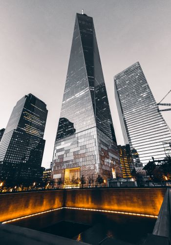 World Trade Center, New York, USA Wallpaper 1668x2388