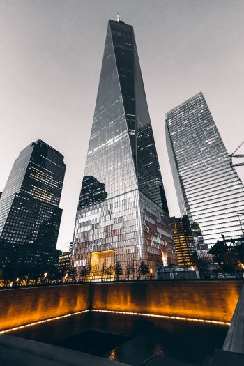 Обои 640x960 Всемирный торговый центр, Нью-Йорк, США