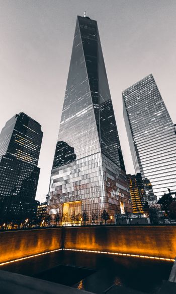 Обои 1200x2000 Всемирный торговый центр, Нью-Йорк, США