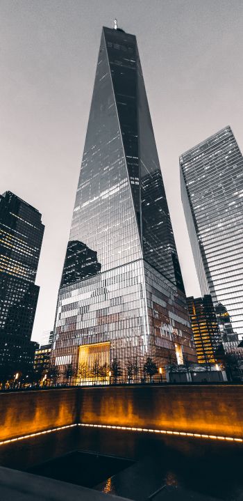 World Trade Center, New York, USA Wallpaper 1080x2220
