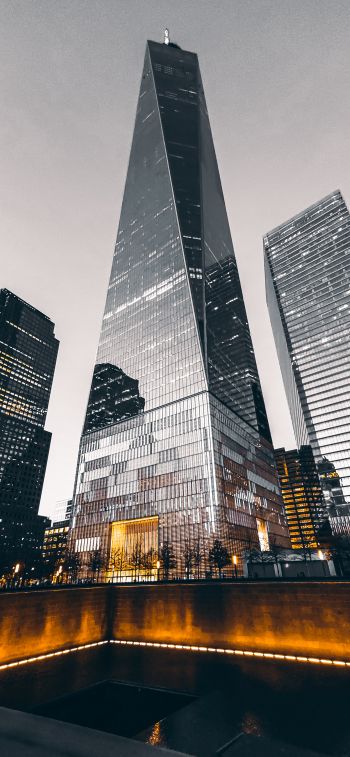 World Trade Center, New York, USA Wallpaper 828x1792