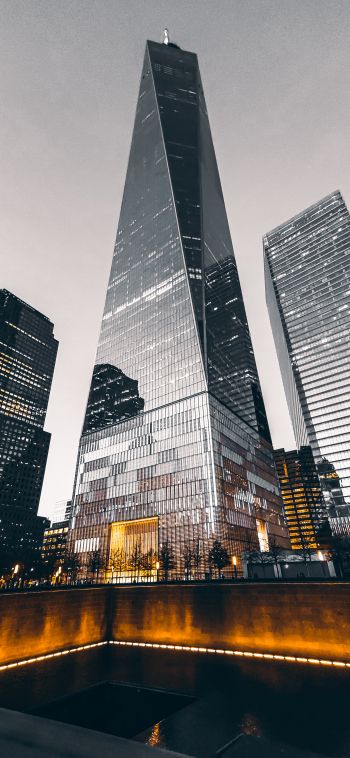 World Trade Center, New York, USA Wallpaper 1080x2340