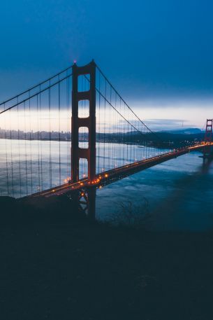 Golden Gate Bridge, San Francisco, USA Wallpaper 640x960