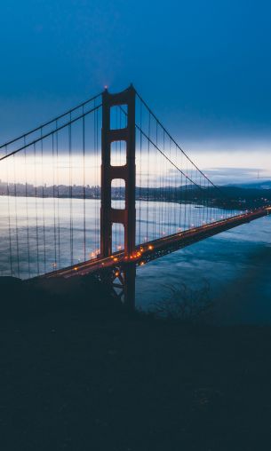 Golden Gate Bridge, San Francisco, USA Wallpaper 1200x2000