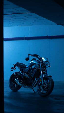 Yamaha, blue Wallpaper 640x1136