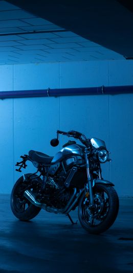 Yamaha, blue Wallpaper 1440x2960