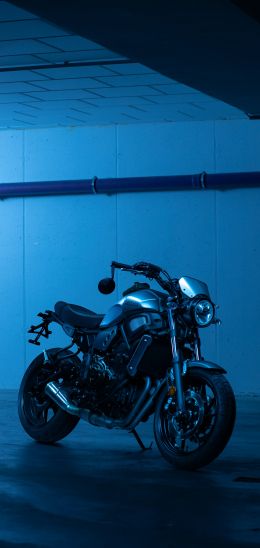 Yamaha, blue Wallpaper 1440x3040