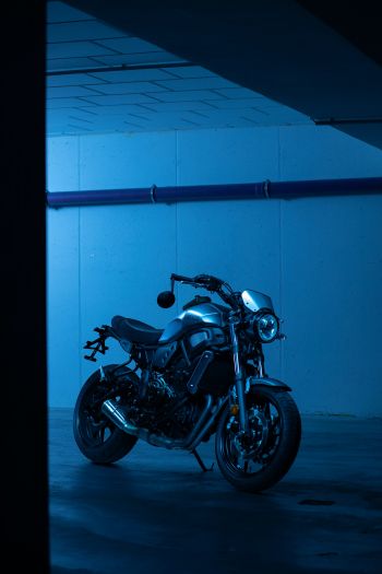 Yamaha, blue Wallpaper 640x960