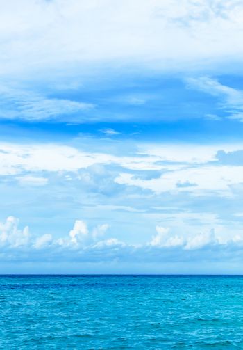 Maldives, ocean, sky Wallpaper 1640x2360