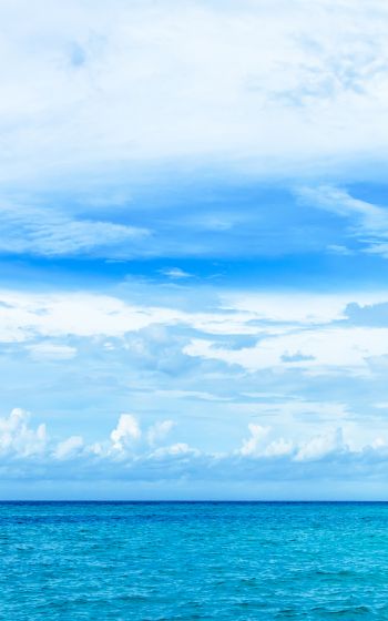 Maldives, ocean, sky Wallpaper 1600x2560