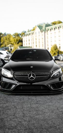 Mercedes, sports car Wallpaper 1440x3040