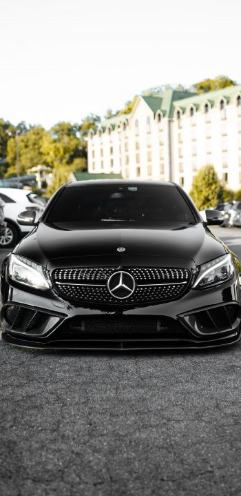 Mercedes, sports car Wallpaper 1440x2960