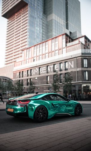 BMW i8, sports car Wallpaper 1200x2000