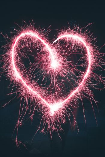 heart, romance, Valentine's day Wallpaper 640x960