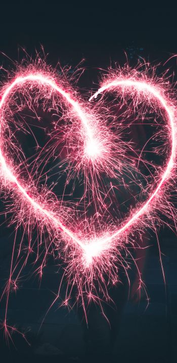 heart, romance, Valentine's day Wallpaper 1080x2220