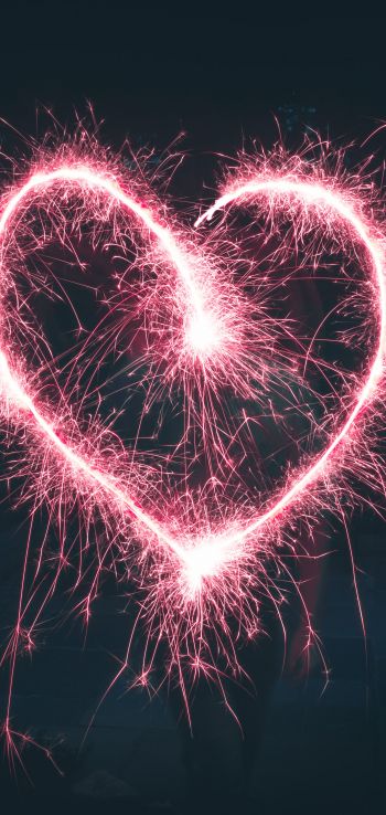 heart, romance, Valentine's day Wallpaper 1080x2280
