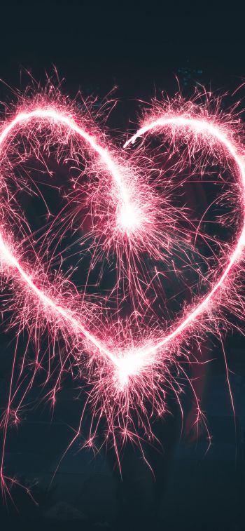 heart, romance, Valentine's day Wallpaper 828x1792