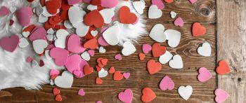 Valentine's day, hearts Wallpaper 2560x1080