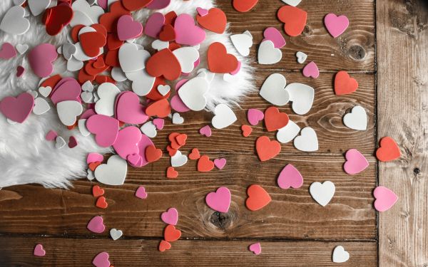 Valentine's day, hearts Wallpaper 2560x1600