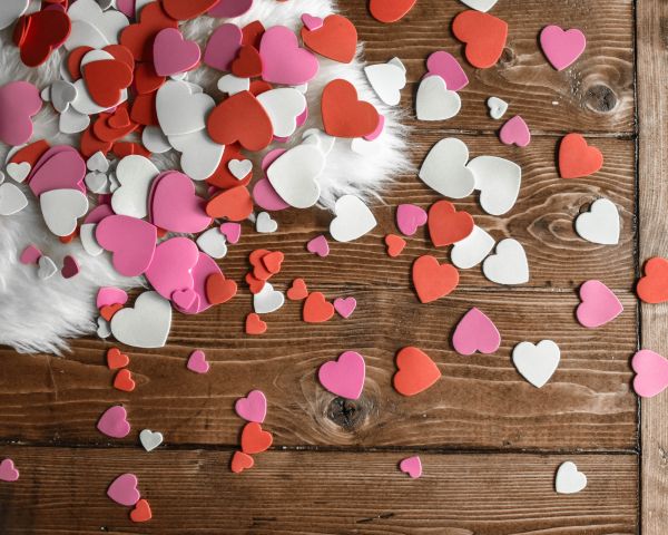 Valentine's day, hearts Wallpaper 1280x1024