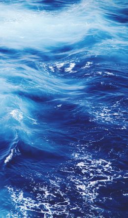 sea, waves, blue Wallpaper 600x1024