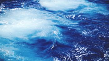 sea, waves, blue Wallpaper 3840x2160