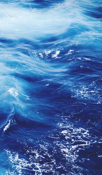 sea, waves, blue Wallpaper 600x1024