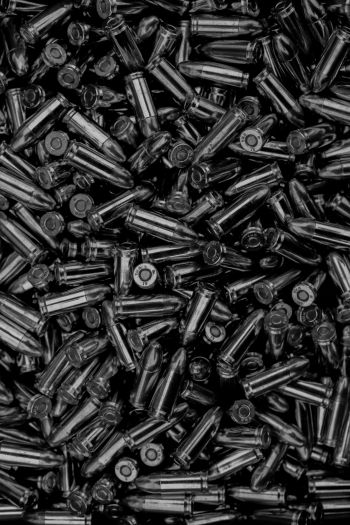 bullet, ammunition, black Wallpaper 640x960