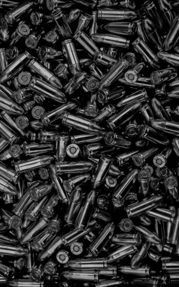 bullet, ammunition, black Wallpaper 800x1280
