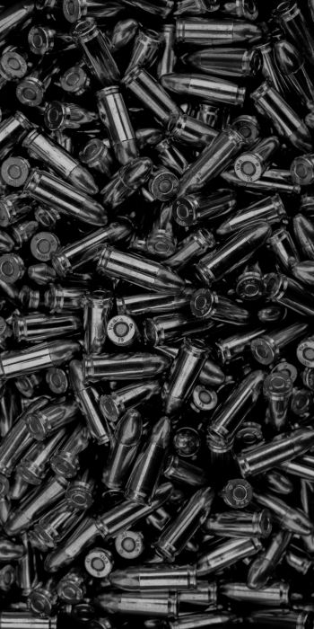 bullet, ammunition, black Wallpaper 720x1440